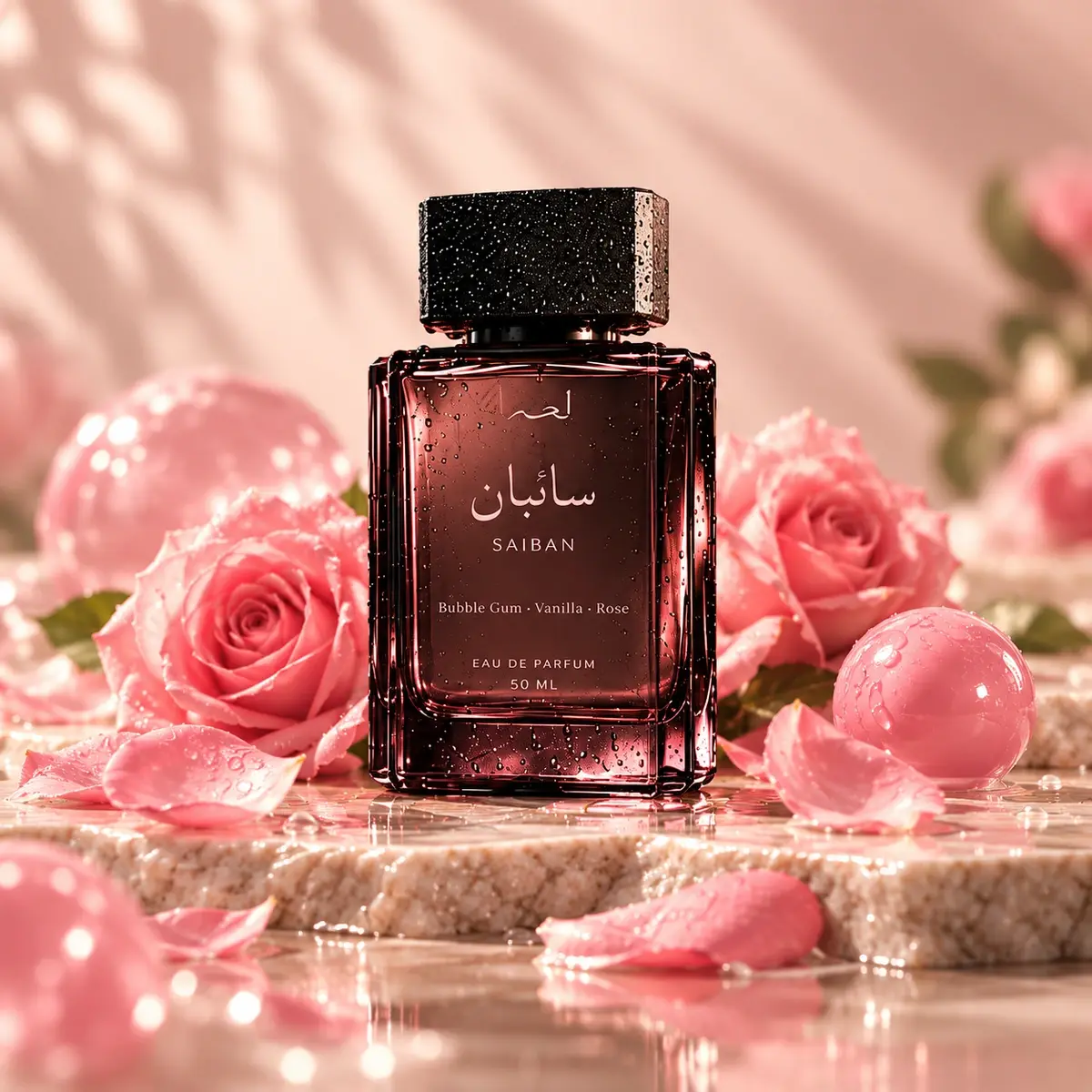 The Saiban bottle, product photograph